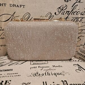 Elegant Gold Clutch Bag
